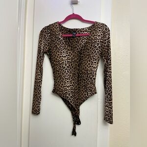 leopard print shirt.